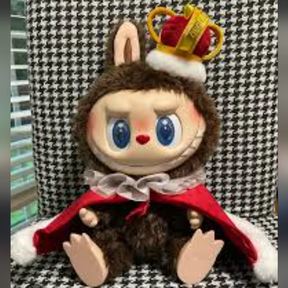 🔥B1G1🔥POP MART AUTHENTIC LABUBU LET’S CHECKMATE KING SERIES VINYL PLUSH DOLL